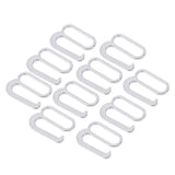 Maxbell 10pcs Alloy Replacement Bra Strap Slide Hook Fig 9 Lingerie Adjuster 20mm - Aladdin Shoppers
