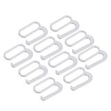 Maxbell 10pcs Alloy Replacement Bra Strap Slide Hook Fig 9 Lingerie Adjuster 20mm - Aladdin Shoppers