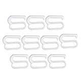 Maxbell 10pcs Alloy Replacement Bra Strap Slide Hook Fig 9 Lingerie Adjuster 20mm - Aladdin Shoppers