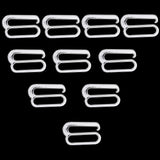 Maxbell 10pcs Alloy Replacement Bra Strap Slide Hook Fig 9 Lingerie Adjuster 25mm - Aladdin Shoppers