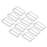 Maxbell 10pcs Alloy Replacement Bra Strap Slide Hook Fig 9 Lingerie Adjuster 25mm - Aladdin Shoppers