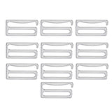 Maxbell 10pcs Alloy Replacement Bra Strap Slide Hook Fig 9 Lingerie Adjuster 26mm - Aladdin Shoppers