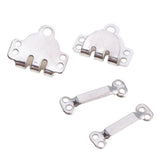 Maxbell 10 Sets Sewing Hooks and Eye Closures for Trousers and Skirt Silver - Aladdin Shoppers