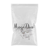 Maxbell 10 Sets Sewing Hooks and Eye Closures for Trousers and Skirt Silver - Aladdin Shoppers