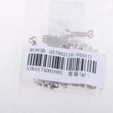 Maxbell 10 Sets Sewing Hooks and Eye Closures for Trousers and Skirt Silver - Aladdin Shoppers
