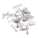 Maxbell 10 Sets Sewing Hooks and Eye Closures for Trousers and Skirt Silver - Aladdin Shoppers