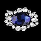 Maxbell Eye Shape Beads Rhinestone Applique Sew on Patch Clothes Accessories Blue - Aladdin Shoppers