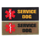 Maxbell Service Dog Morale Embroidered Hook Loop Patch Fastener Sew on Patch Tan - Aladdin Shoppers