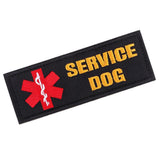 Maxbell Service Dog Morale Embroidered Hook Loop Patch Fastener Sew on Patch Black - Aladdin Shoppers