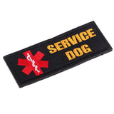 Maxbell 2pcs Service Dog  Embroidered Hook Loop Patch Fastener Sew on Patches