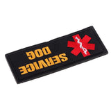 Maxbell Service Dog Morale Embroidered Hook Loop Patch Fastener Sew on Patch Black - Aladdin Shoppers