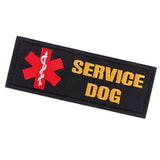 Maxbell Service Dog Morale Embroidered Hook Loop Patch Fastener Sew on Patch Black - Aladdin Shoppers