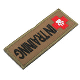 Maxbell Dog In Training Morale Embroidered Hook Loop Patch Sew on Fastener Tan - Aladdin Shoppers