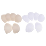 Maxbell 6Pairs Women Foam Inserts Breast Bra Pads Swimwear Bikini Pads
