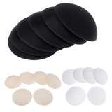 Maxbell 6 Pairs Push Up Bra Pads Inserts Sponge Breast Enhancer Swimwear Black White