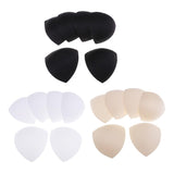 Maxbell 9 Pairs Soft Women's Triangle Bra Pads Inserts for Sports Bra Bikini