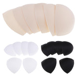 Maxbell 9 Pairs Soft Women's Triangle Bra Pads Inserts for Sports Bra Bikini