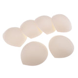 Maxbell 6 Pairs Bra Bikini Breast Foam Push Up Pads Insert Enhancer Swimsuit