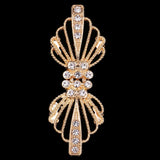 Maxbell 2 Pair Crystal Wedding Closure Hook and Eye Clasp for Sewing Crafts Supplies