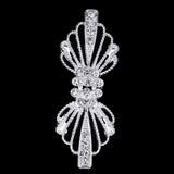 Maxbell 2 Pair Crystal Wedding Closure Hook and Eye Clasp for Sewing Crafts Supplies