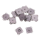 Maxbell 20 Pairs Magnetic Clasps Snaps Buttons for DIY Purses Handbag Craft 14/18mm