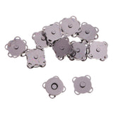 Maxbell 10 Pairs Magnetic Clasps Snaps Buttons for Purses Handbag Sewing Craft 14mm - Aladdin Shoppers