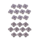 Maxbell 20 Pairs Magnetic Clasps Snaps Buttons for DIY Purses Handbag Craft 14/18mm