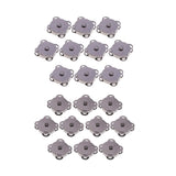 Maxbell 10 Pairs Magnetic Clasps Snaps Buttons for Purses Handbag Sewing Craft 14mm - Aladdin Shoppers