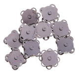 Maxbell 10 Pairs Magnetic Clasps Snaps Buttons for Purses Handbag Sewing Craft 14mm - Aladdin Shoppers