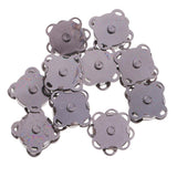Maxbell 20 Pairs Magnetic Clasps Snaps Buttons for DIY Purses Handbag Craft 14/18mm