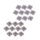 Maxbell 20 Pairs Magnetic Clasps Snaps Buttons for DIY Purses Handbag Craft 14/18mm