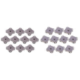 Maxbell 20 Pairs Magnetic Clasps Snaps Buttons for DIY Purses Handbag Craft 14/18mm