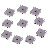 Maxbell 10 Pairs Magnetic Clasps Snaps Buttons for Purses Handbag Sewing Craft 14mm - Aladdin Shoppers