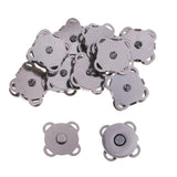 Maxbell 20 Pairs Magnetic Clasps Snaps Buttons for DIY Purses Handbag Craft 14/18mm