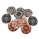 Maxbell 20cs Mixed Wooden 4 Holes Painted Sewing Buttons Craft DIY Scrapbooking