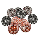 Maxbell 20cs Mixed Wooden 4 Holes Painted Sewing Buttons Craft DIY Scrapbooking