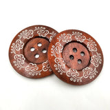 Maxbell 20cs Mixed Wooden 4 Holes Painted Sewing Buttons Craft DIY Scrapbooking