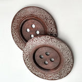 Maxbell 20cs Mixed Wooden 4 Holes Painted Sewing Buttons Craft DIY Scrapbooking