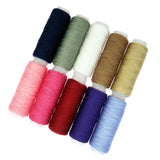 Maxbell 24Pcs/lot Hand Sewing Threads with Repair Upholstery Curved Needles Carpet