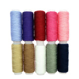Maxbell 24Pcs/lot Hand Sewing Threads with Repair Upholstery Curved Needles Carpet