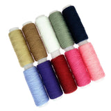 Maxbell 24Pcs/lot Hand Sewing Threads with Repair Upholstery Curved Needles Carpet