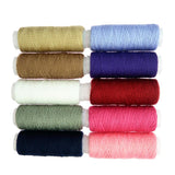 Maxbell 24Pcs/lot Hand Sewing Threads with Repair Upholstery Curved Needles Carpet