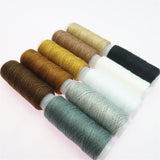 Maxbell 24Pcs/Set Hand Sewing Curved Needles & Threads for Carpet Repair Upholstery