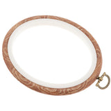 Maxbell 2xPlastic Oval Cross Stitch Hoops Needlework Embroidery Sewing Hoop 12x15cm