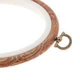 Maxbell 2xPlastic Oval Cross Stitch Hoops Needlework Embroidery Sewing Hoop 12x15cm