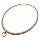 Maxbell 4pcs Plastic Oval Cross Stitch Hoops Needlework Embroidery Sewing Hoops