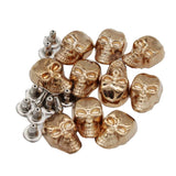 Maxbell 20 Sets Skull Studs Rivets Punk Rock DIY Spikes Shoes Bags Decor