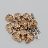 Maxbell 20 Sets Skull Studs Rivets Punk Rock DIY Spikes Shoes Bags Decor