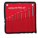 Maxbell 13pcs Leather Tool Set Steel Roll Pin Punch and Belt Round Hole Punch Tool