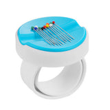 Maxbell Wrist Magnetic Pin Holder and 1 Set Assorted Hand Sewing Needles for Craft